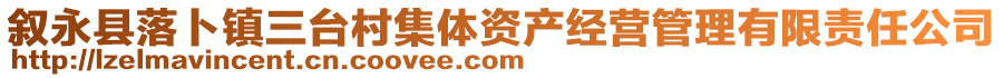 叙永县落卜镇三台村集体资产经营管理有限责任公司