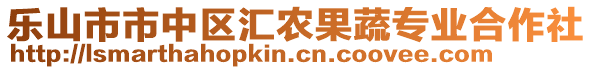 樂山市市中區(qū)匯農(nóng)果蔬專業(yè)合作社