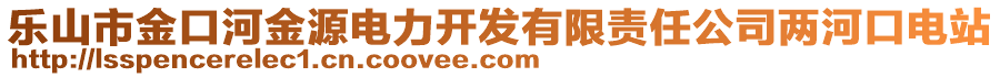 樂(lè)山市金口河金源電力開(kāi)發(fā)有限責(zé)任公司兩河口電站