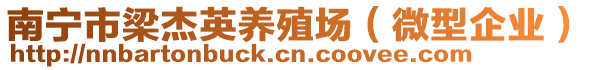 南寧市梁杰英養(yǎng)殖場（微型企業(yè)）