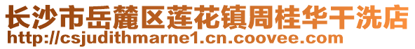 長(zhǎng)沙市岳麓區(qū)蓮花鎮(zhèn)周桂華干洗店