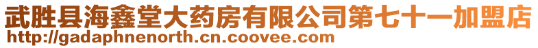 武勝縣海鑫堂大藥房有限公司第七十一加盟店