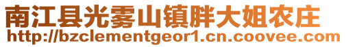 南江县光雾山镇胖大姐农庄