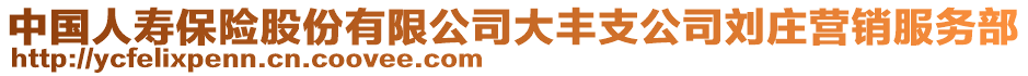 中國人壽保險股份有限公司大豐支公司劉莊營銷服務部