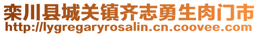 欒川縣城關(guān)鎮(zhèn)齊志勇生肉門市