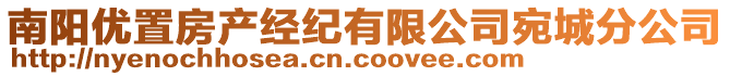 南陽優(yōu)置房產(chǎn)經(jīng)紀(jì)有限公司宛城分公司