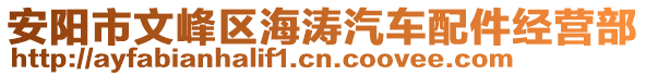 安陽市文峰區(qū)海濤汽車配件經(jīng)營(yíng)部