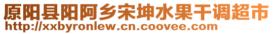 原陽縣陽阿鄉(xiāng)宋坤水果干調(diào)超市