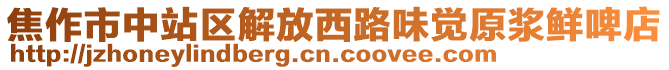 焦作市中站區(qū)解放西路味覺原漿鮮啤店