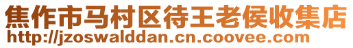 焦作市马村区待王老侯收集店