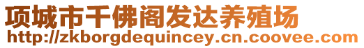 項城市千佛閣發(fā)達養(yǎng)殖場