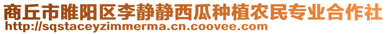 商丘市睢陽區(qū)李靜靜西瓜種植農(nóng)民專業(yè)合作社