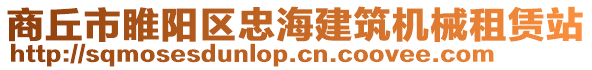 商丘市睢陽區忠海建筑機械租賃站