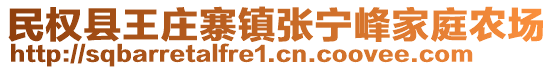 民權(quán)縣王莊寨鎮(zhèn)張寧峰家庭農(nóng)場