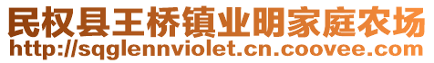 民權縣王橋鎮業明家庭農場
