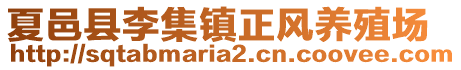 夏邑縣李集鎮(zhèn)正風(fēng)養(yǎng)殖場(chǎng)