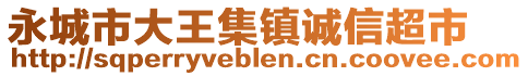 永城市大王集鎮(zhèn)誠(chéng)信超市