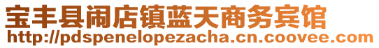 寶豐縣鬧店鎮(zhèn)藍天商務(wù)賓館