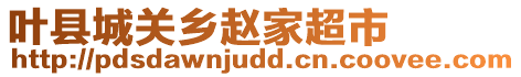 葉縣城關(guān)鄉(xiāng)趙家超市