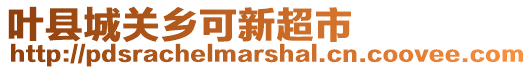 葉縣城關(guān)鄉(xiāng)可新超市