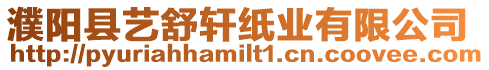 濮陽(yáng)縣藝舒軒紙業(yè)有限公司