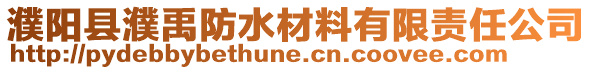 濮陽縣濮禹防水材料有限責任公司