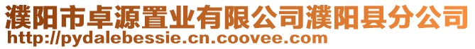 濮陽市卓源置業有限公司濮陽縣分公司