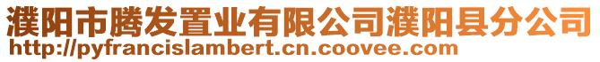 濮陽(yáng)市騰發(fā)置業(yè)有限公司濮陽(yáng)縣分公司