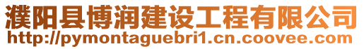 濮陽縣博潤建設工程有限公司