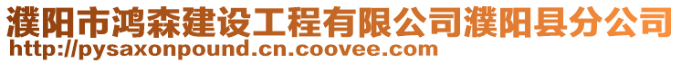 濮陽市鴻森建設工程有限公司濮陽縣分公司