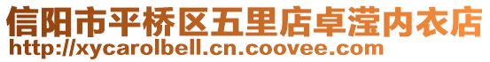 信陽(yáng)市平橋區(qū)五里店卓瀅內(nèi)衣店