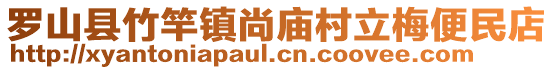 羅山縣竹竿鎮(zhèn)尚廟村立梅便民店