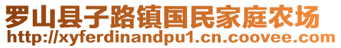罗山县子路镇国民家庭农场