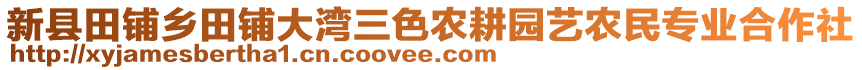 新縣田鋪鄉(xiāng)田鋪大灣三色農(nóng)耕園藝農(nóng)民專業(yè)合作社