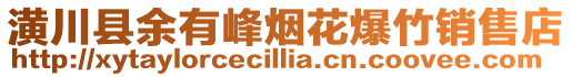 潢川縣余有峰煙花爆竹銷售店