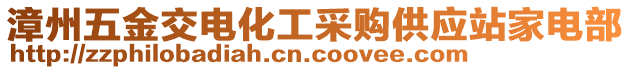 漳州五金交電化工采購供應(yīng)站家電部