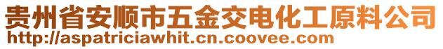 貴州省安順市五金交電化工原料公司