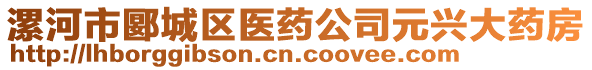 漯河市郾城區(qū)醫(yī)藥公司元興大藥房