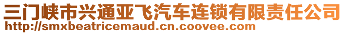 三門峽市興通亞飛汽車連鎖有限責任公司