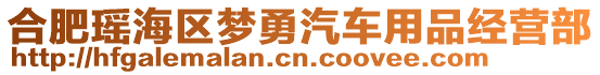 合肥瑤海區(qū)夢勇汽車用品經(jīng)營部