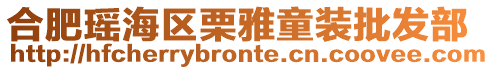 合肥瑤海區(qū)栗雅童裝批發(fā)部