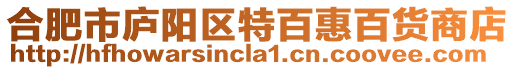 合肥市廬陽區(qū)特百惠百貨商店