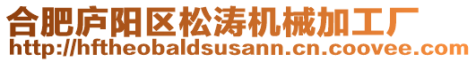 合肥廬陽區(qū)松濤機(jī)械加工廠