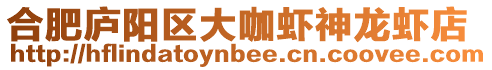 合肥廬陽區大咖蝦神龍蝦店