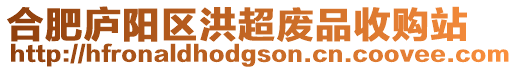 合肥廬陽區(qū)洪超廢品收購站