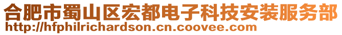 合肥市蜀山區宏都電子科技安裝服務部