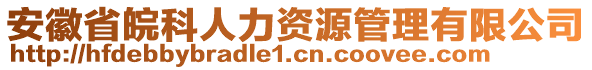 安徽省皖科人力資源管理有限公司