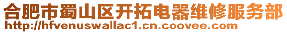 合肥市蜀山區開拓電器維修服務部
