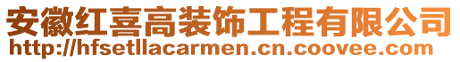 安徽紅喜高裝飾工程有限公司