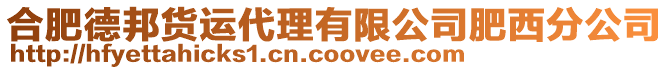 合肥德邦貨運代理有限公司肥西分公司